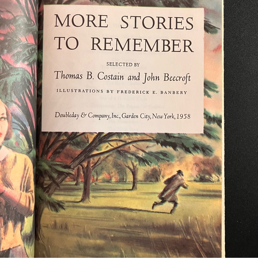 Vintage Short Story Fiction Book More Stories To Remember Volume II 1958